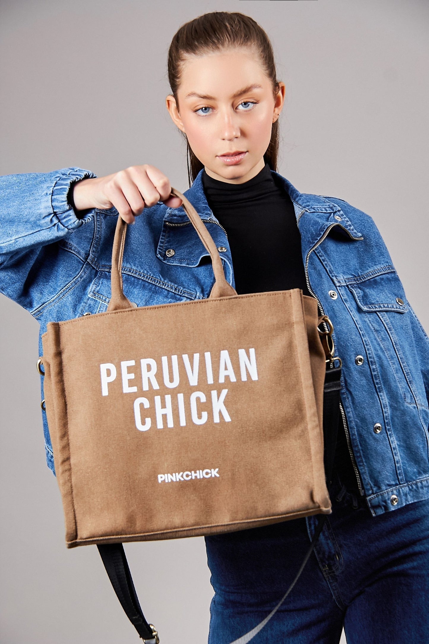 ESPRESSO SMALL CHICK TOTE