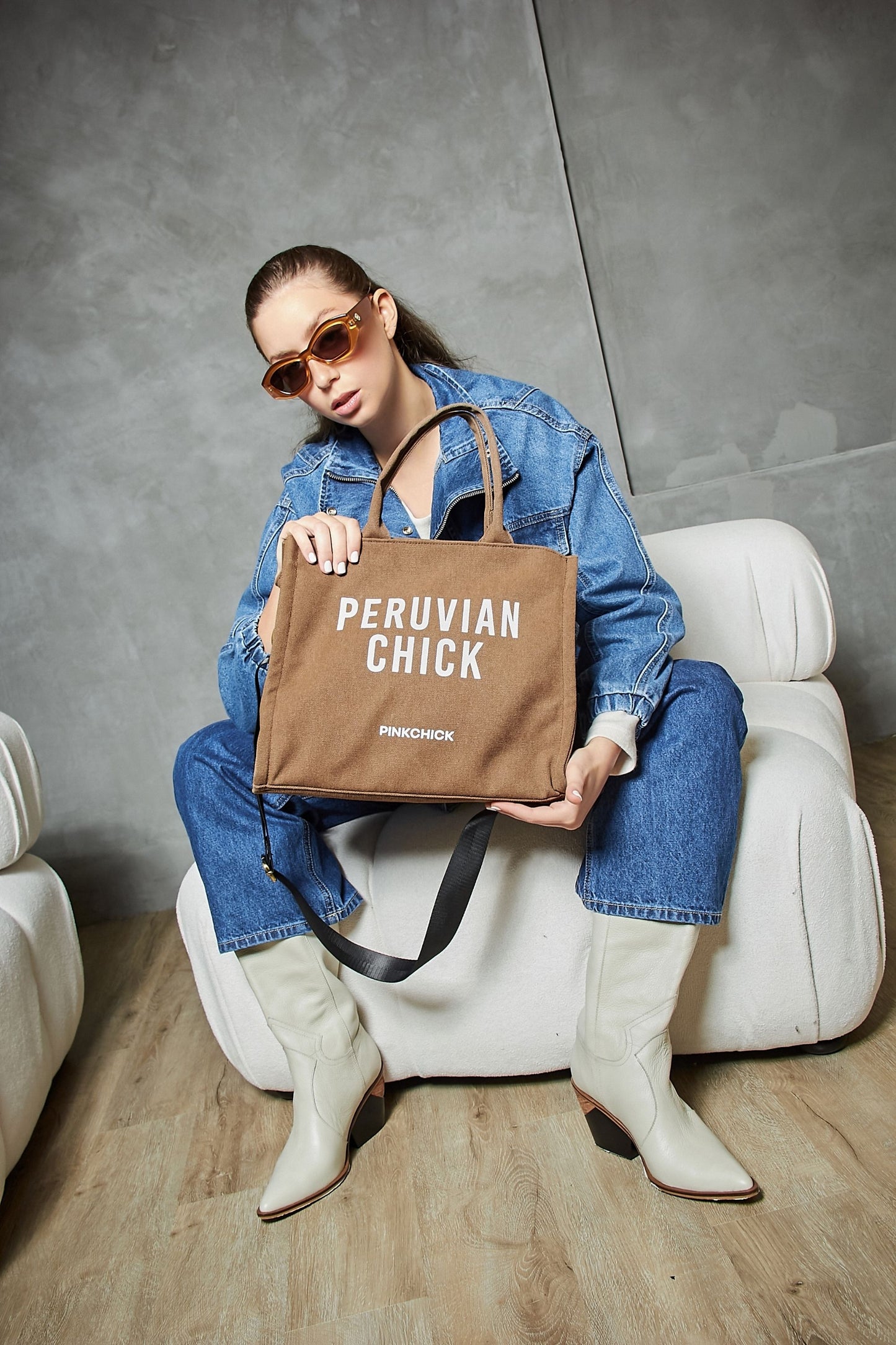 ESPRESSO SMALL CHICK TOTE