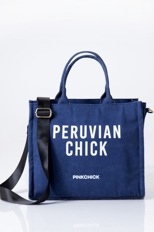 DENIM SMALL CHICK TOTE
