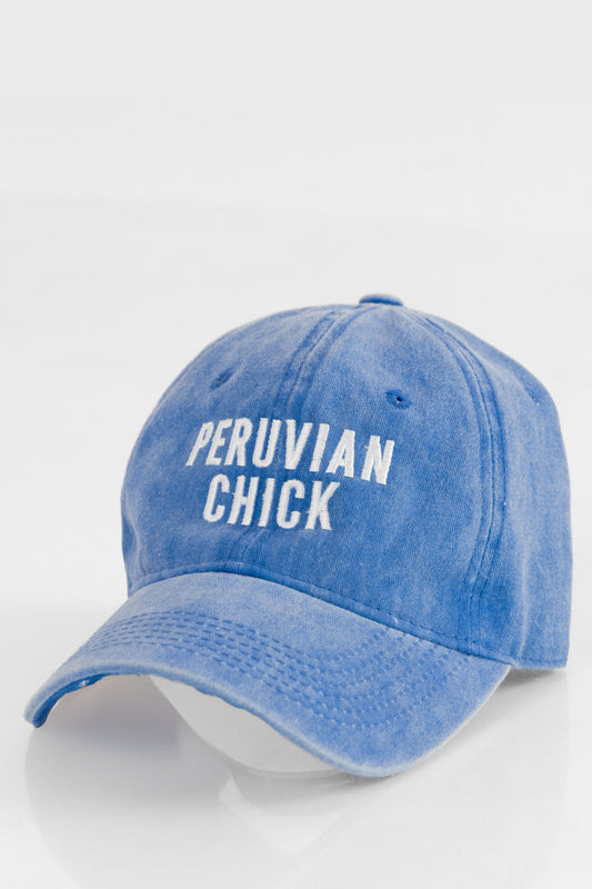 GORRA PERUVIAN CHICK AZUL JEAN